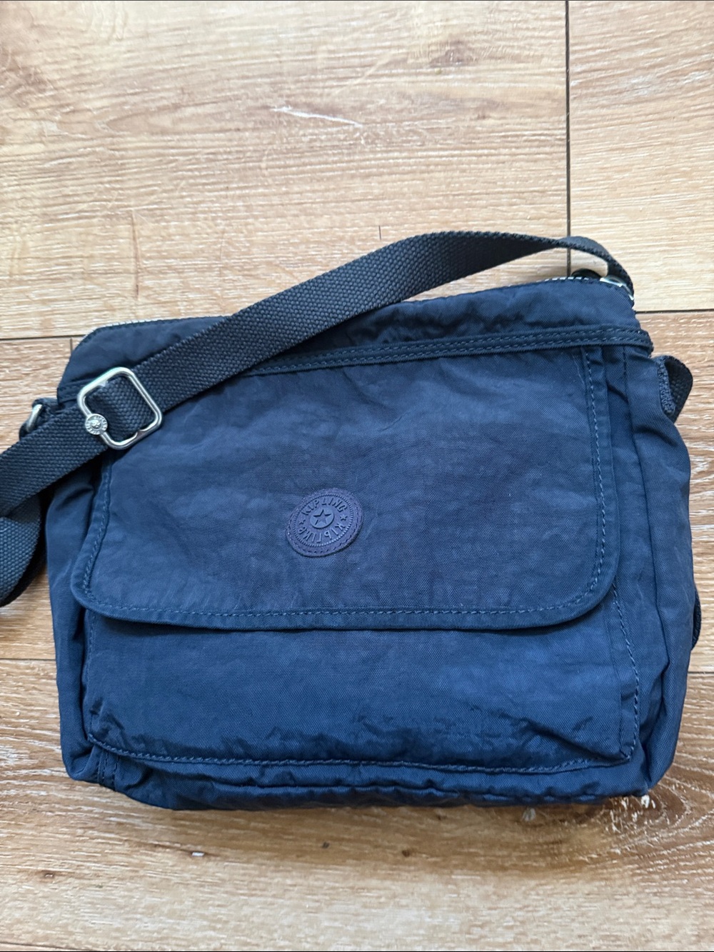 Kipling Navy Blue Messenger Crossbody Bag